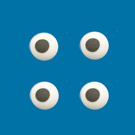 Eyes - Medium - White Only