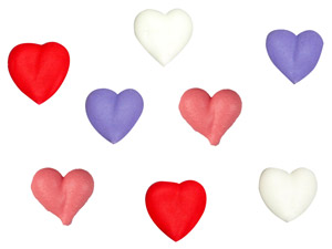 Mini Hearts Assorted Colors