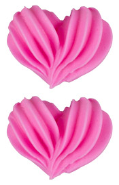Textured Heart - Pink