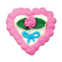 Pink Heart W/Flower & Bow