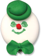 St. Pat's Day Icing Face