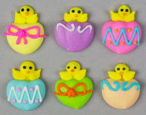 Chicks In Shell Charms - Asst. Colors