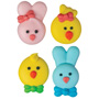 Bunny & Chick Faces - Assorted - 4 Styles