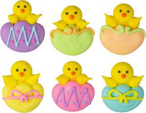 Chicks In Easter Shell Royal Asst.