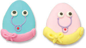 Easter Egg Cookie Face - Asst
