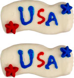 USA Banner Royal Icing