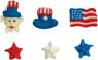 Patriotic Mini Royal Icing Assortment