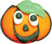 Mini Pumpkin Face Royal Icing