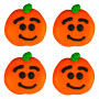 Smiling Pumpkin Face - Medium