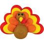 Full Turkey Icing With Feathers