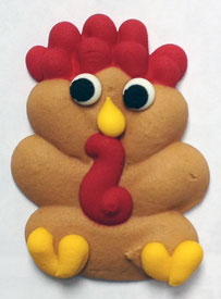 Gobbles/Turkey Icing Face