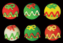 Mini Christmas Ornaments - Royal