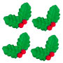Tiny Double Holly Leaf W/ Berries