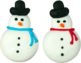 Snowman - Full - Cookie Face