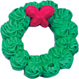 Wreath Icing W/Red Bow