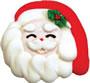 Smiling Santa Cookie Face