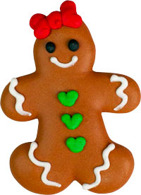 Gingerbread Girl Icing - New