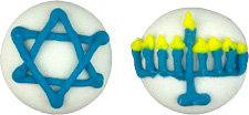 Menorah & Star of David Mini Asst.