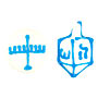 Dreidel & Menorah Icing Assortment