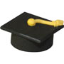 Fondant Grad Caps - Black