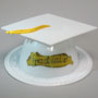 Graduation Hat - White