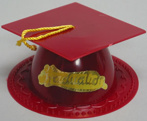 Graduation Hat - Maroon/Burgundy