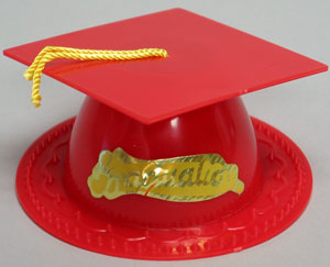 Graduation Hat - Red