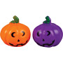 3D Pumpkins - Orange & Purple Asst.