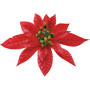 Vinyl Poinsettia/Stem - Large