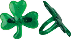 Shamrock Glitter Ring