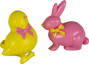 Bunny & Chick 3D Rings - Asst.