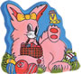 Easter Bunny W/Basket E-Z Top