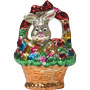 Silverplate Rabbits W/Basket - Asst.