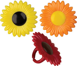 Autumn Flower Rings - Asst.