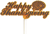 Happy Thanksgiving Turkey Pick