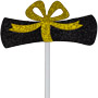 Diploma Gold Glitter Picks