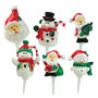 Santa And Snowmen Picks - Asst.