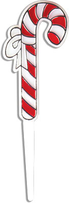 Candy Cane Pick