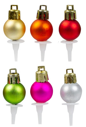 Christmas Ornament Picks - Asst.