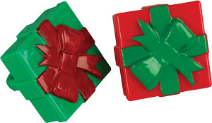 Christmas Gift Party Rings - Red & Green Asst.