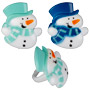 Snowman w/ Scarf Rings - Assorted