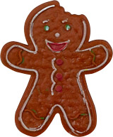 Gingerbread Man Rings