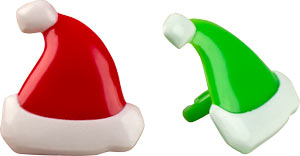 Santa Hat Rings - Asst.