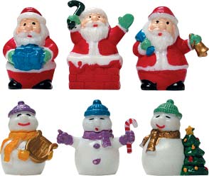 Santa & Snowmen