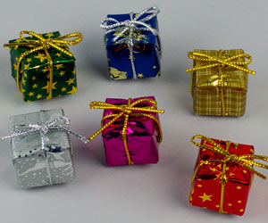 Wrapped Fancy Christmas Presents