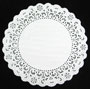 Round Glassine Doilies (Lace) - 10