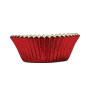 Bake Cups - Red Foil - Cupcake Size