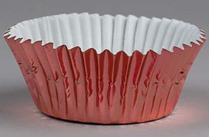Bake Cups - Rose Gold Foil - Cupcake Size