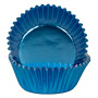 Bake Cups - Light Blue Foil - Cupcake Size