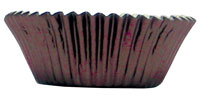 Bake Cups - Brown Foil - Cupcake Size